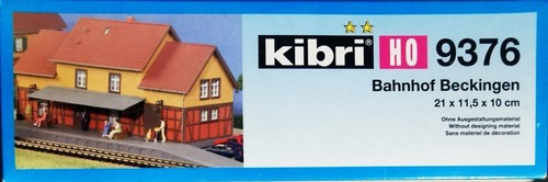 KIBRI 9376 Kit Stazione ferroviaria "Beckingen" - scala H0 | Zustand: Nuovo