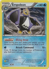 Damaged, English Pokemon Holo Empoleon - 29/108 - Holo Rare BW - Dark Explorers on eBay