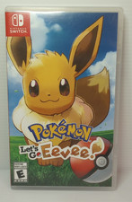 NO GAME - Pokemon Let's Go, Eevee  Nintendo Switch Case Only