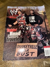 WWF Magazine May 2001 The Dudley Boyz Buh-Buh Ray & D-Von *Has Poster*