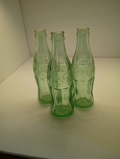 Coke Coca Cola Soda Pop Bottle Green  6.5 oz ...