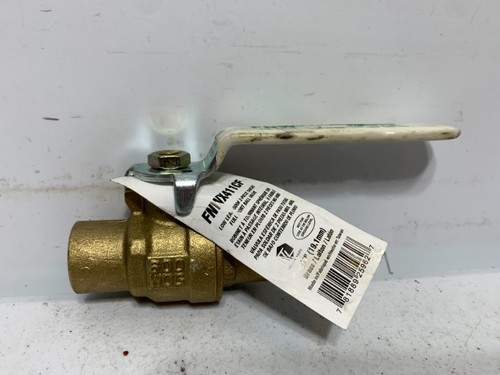 FNW FNWX411CF 3/4" Brass Full Port Sweat Ball Valve 600#