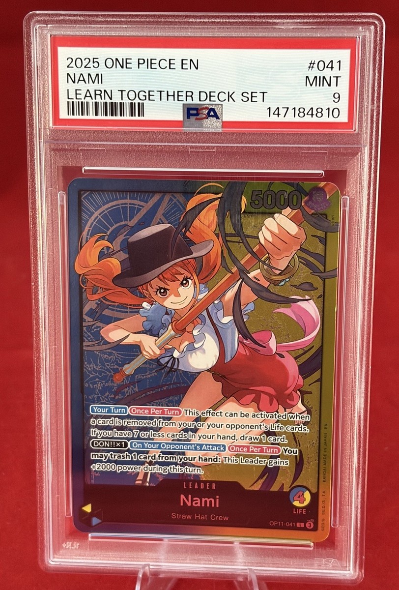 nami コールハーン バリー セット Nami - OP11-041 (Nami Deck) OP11-041 Learn Together Deck Set Foil