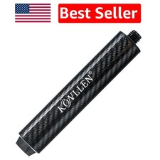 6-Inch Carbon Fiber Pool Cue Extension for Precision Long Shots - Lightweight