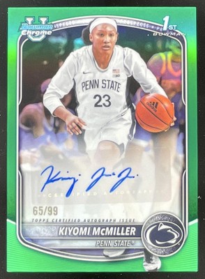 2025-26 Bowman Chrome Prospect Green #CPA-KM Kiyomi Mcmiller RC Auto /99