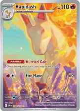 Pokemon Rapidash Holofoil Destined Rivals 189/182