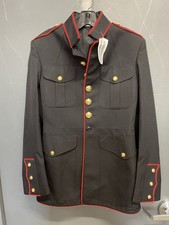 USMC Mens Poly/Wool Dress Blues Coat Military Jacket Size 38R NWT