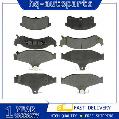 Ceramic Brake Pads Kit Front Rear For 1994 1995 1996 1997 Chevrolet Camaro