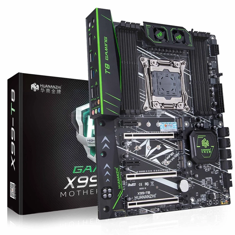 Placa Base ATX X99 LGA 2011 V3 8 X Ranuras RAM DDR4 ECC Xeon + 2 X NVME + Wifi - Imagen 4 de 4