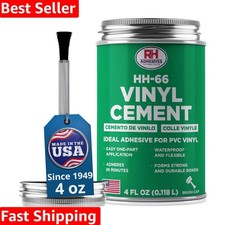 HH-66 Vinyl Cement, 4 oz Can - Smooth Application for Seamless Repairs