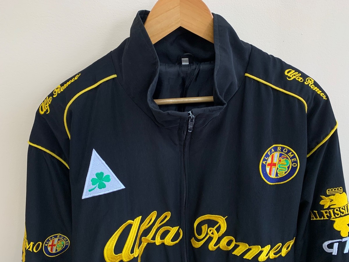 Vintage Alfa Romeo Racing Bomber Jacket , size L | eBay