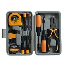 Tool Kit Set 15 Pcs Home Repair with Case DIY Hand Tools for Household & Garage
