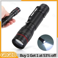 1200000LM USB Rechargeable LED Flashlight Super Bright Torch Tactical Lamp UK