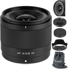 US VILTROX 9mm F2.8 Prime Lens Auto Focus APS-C Lens for Fuji X-Mount Cameras