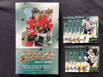 2026-27 Upper Deck MVP Hockey Cards. Rookies, SP s. Cards 1-250. You Pick List