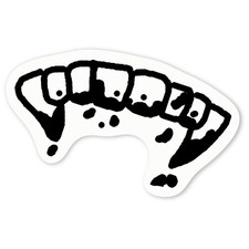 Aufkleber Sticker "Vampirzähne" (DW026222)