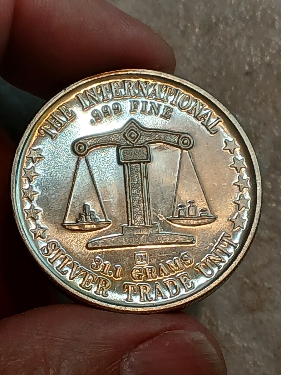 The International Silver Trade Unit 1 oz Silver Round | eBay