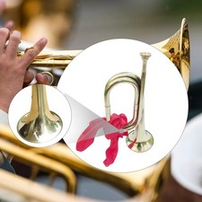 Trumpet Bugle Musical Instrument Lightweight 13" Brass Instrument for Beginner