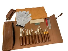 Wood Carving Kit, 15Pcs Deluxe Whittling Set with 8Pcs Whittling Knives & 3Pcs D