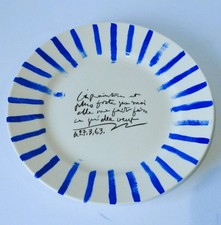 Piatto decorativo in terracotta Zara Home Succession Picasso 2022