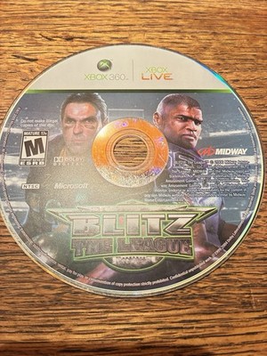 Blitz: The League (Microsoft Xbox 360, 2006) - Video Game Tested Works Disc Only