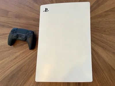 Sony PS5 Digital Edition Consola - Blanco Con Controlador Negro - Imagen 1 de 2
