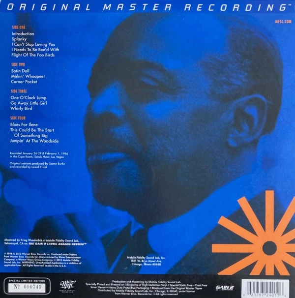 Count Basie - Live At The Sands (Before Frank) (2xLP, Ltd, Num, RM, 180) (Mint ( - Image 4 of 4