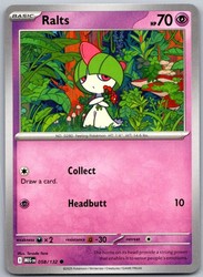Ralts 058/132 Mega Evolution Common Pokemon TCG