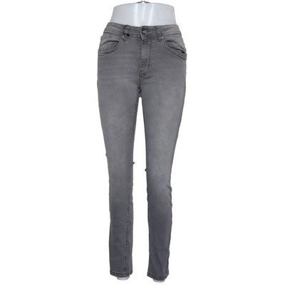 Schott NYC, Jeans, Größe: 34/30, Grau, Baumwolle/Elasthan, Einfarbig, Denim #Paz