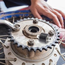  2 Pcs Drive Chain Tensioner Wheel Motorcycle Modified Bike Stabilizer Guide