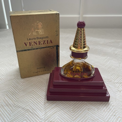 Laura Biagiotti Venezia Parfum 0,25 Oz. 7,5 ml Damenparfum Extrait Vintage - Bild 6 von 6