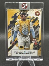 2025 Topps Pristine 134 Pristine Gold Refractor William Contreras ENCASED