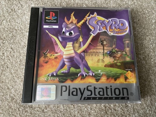 Spyro Year Of The Dragon Sur PS1 – Platinum, PAL, Sans Notice, Bon état