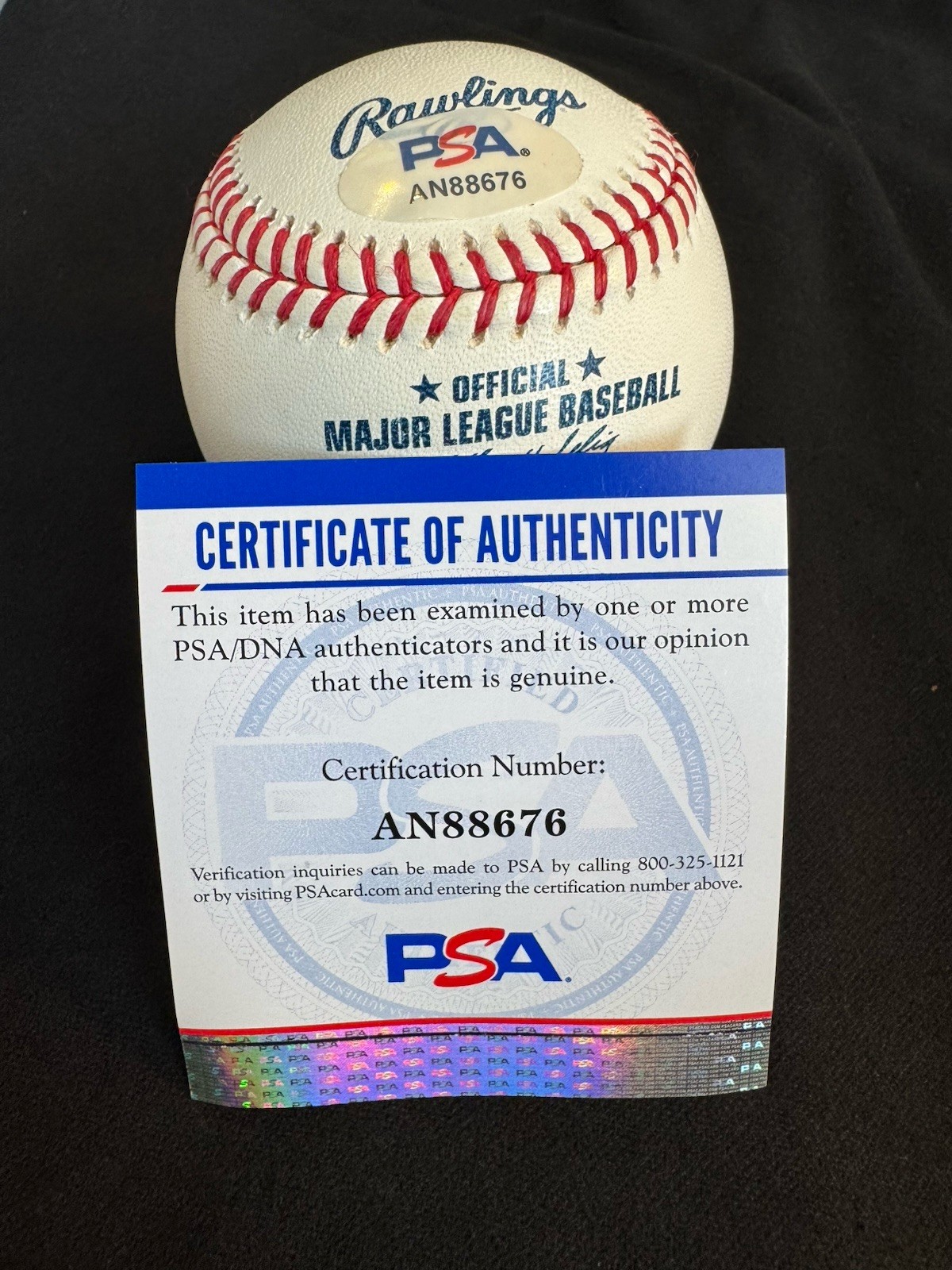 Roy Halladay CY 03 Signed Autographed Major League Baseball Ball PSA COA view 4