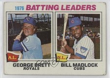 1977 Topps League Leaders George Brett Bill Madlock #1 HOF 0ha3