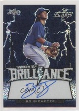 2018 Leaf Flash of Brilliance Blue 25/50 Bo Bichette #FOB-BB1 Auto 0m8