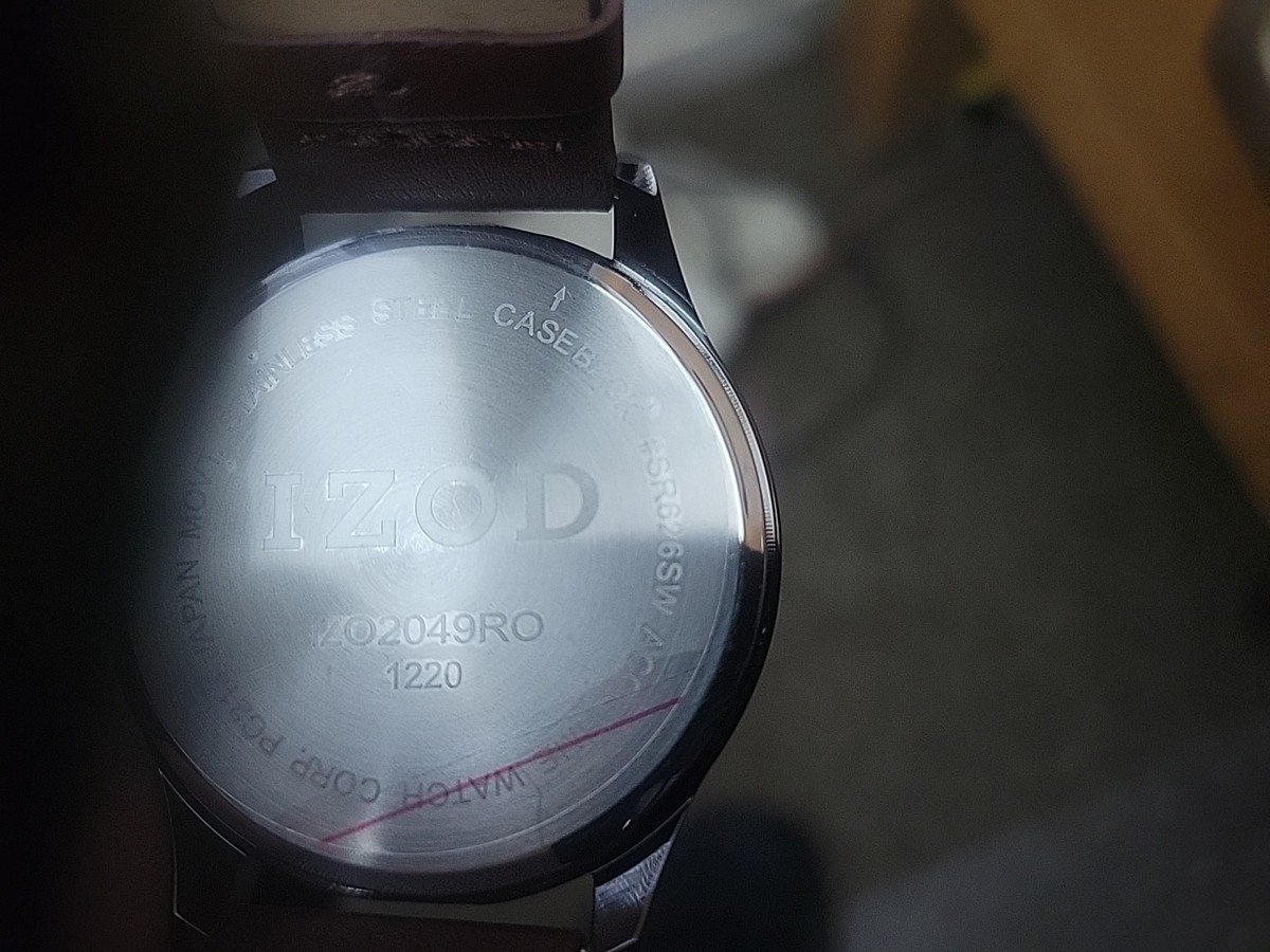 IZOD MEN'S WATCH, IZO2049RO, SR626SW ACCUTIME, NEW | eBay