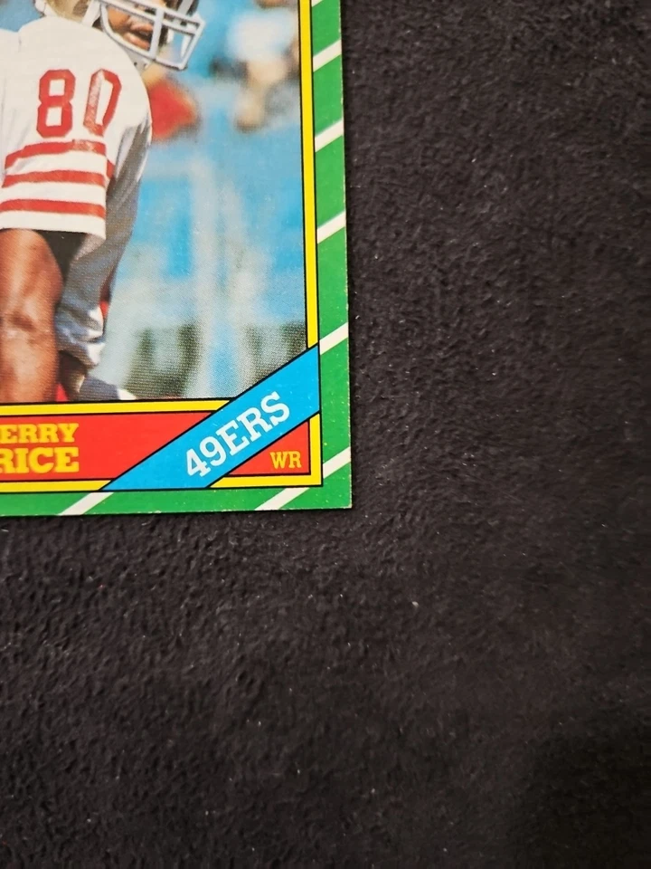 🏈1986 Topps #161 Jerry Rice Rookie Card RC🏈Near Mint🏈 - Image 4 of 4