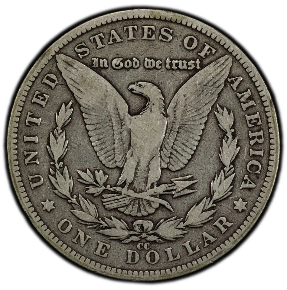 1891-CC MORGAN DOLLAR $1 PCGS VG10 NICE ORIGINAL DETAILS TRUEVIEW (D297) - Image 3 of 4