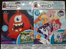 Lot of 2 Colorforms - Sticker Story - My Little Pony, Monsters