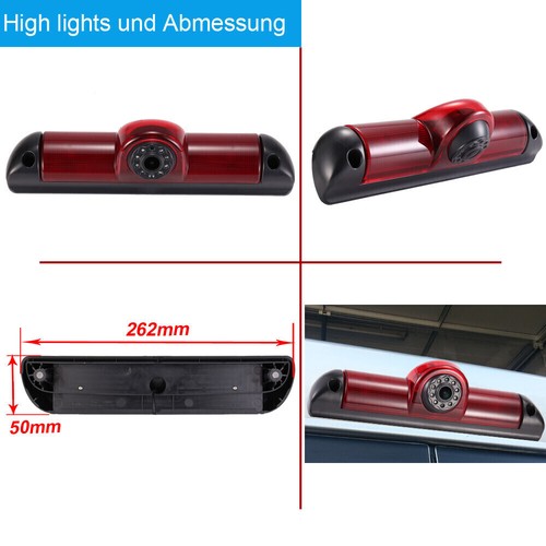 4.3" Mirror Monitor Brake Light Backup Camera for Fiat Ducato / Peugeot Boxer - Picture 5 of 15