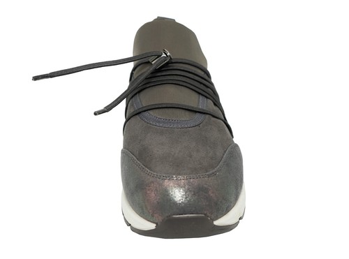s.Oliver Damen Sneaker Memory Foam Zugbandverschluss Synthetik grau Größe 37 EU - Bild 4 von 7