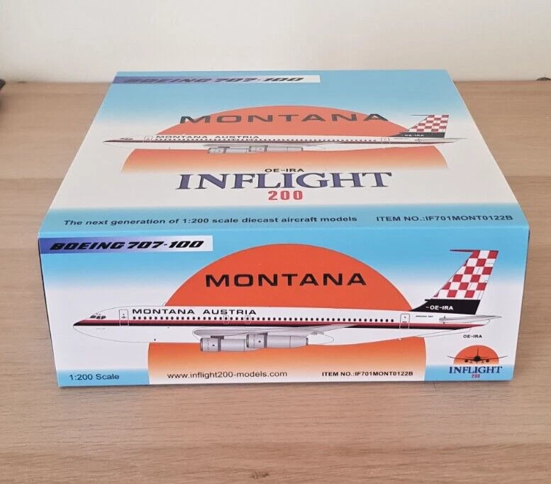 InFlight 1/200 IF701MONT0122B, Boeing 707-100 Montana Austria Airlines OE-IRA - Immagine 3 di 4