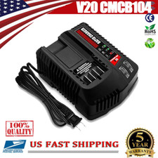 V20 20V Battery Fast Charger CMCB104 For Craftsman 20V Max Lithium ion Battery
