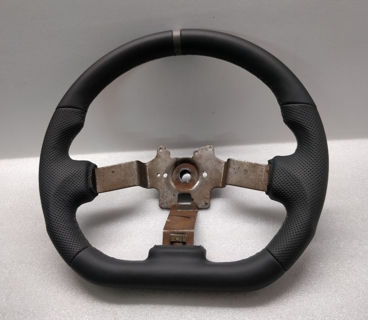 スティング NISSAN 300ZX Z32 STEERING WHEEL FLAT BOTTOM CUSTOM GREY