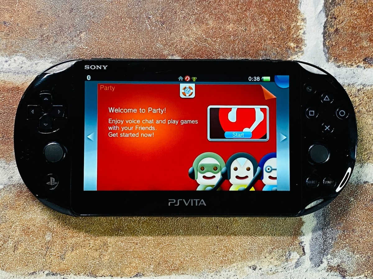 PS Vita PCH-2000 Black SONY PlayStation Japan Tested 8GB