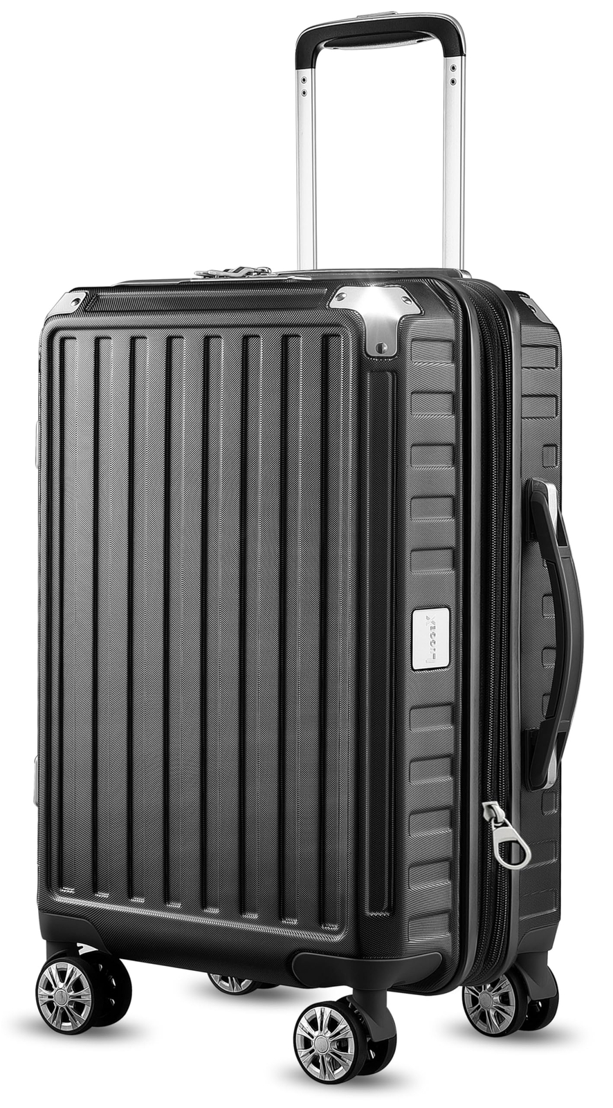 Carry On Luggage 22x14x9 Airline Approved - PC Expandable Hard Shell Suitcase...-image