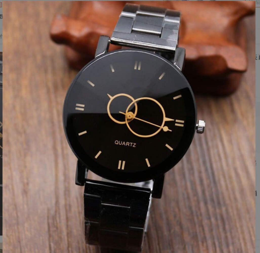 Stylish Quartz Watch with Stainless Steel Band and Chronograph Features