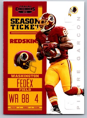 2012 Panini Contenders 98 Pierre Garcon Washington Commanders Redskins Card