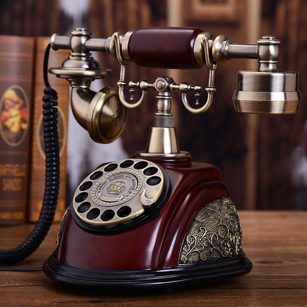 アンティークダイヤル式電話 （Rotary dial phone） Vintage Rotary Dial Telephone Phone Working Vintage Retro Old